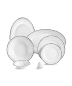 سرویس غذا خوری زرین 12 نفره ریوا پلاتینی سری ایتالیا اف