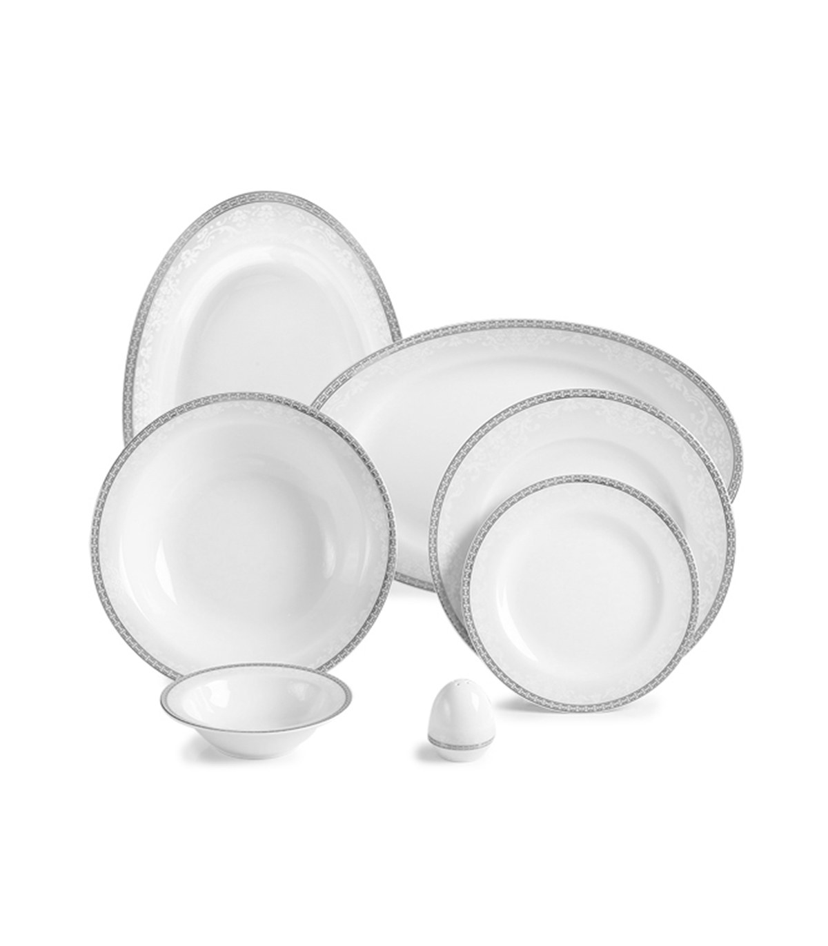 سرویس غذا خوری زرین 12 نفره ریوا پلاتینی سری ایتالیا اف