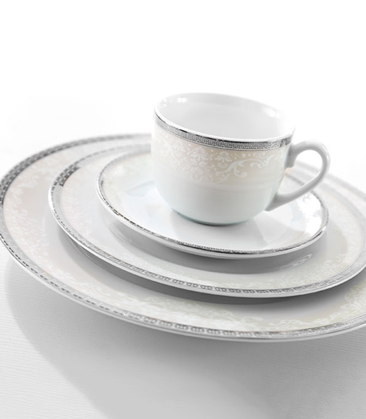 سرویس غذا خوری زرین 12 نفره ریوا پلاتینی سری ایتالیا اف