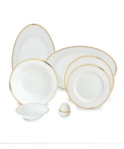 سرویس چینی لوکس ایرانی زرین 12 نفره سپیدار سری ایتالیا اف