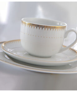 سرویس چینی لوکس ایرانی زرین 12 نفره سپیدار سری ایتالیا اف