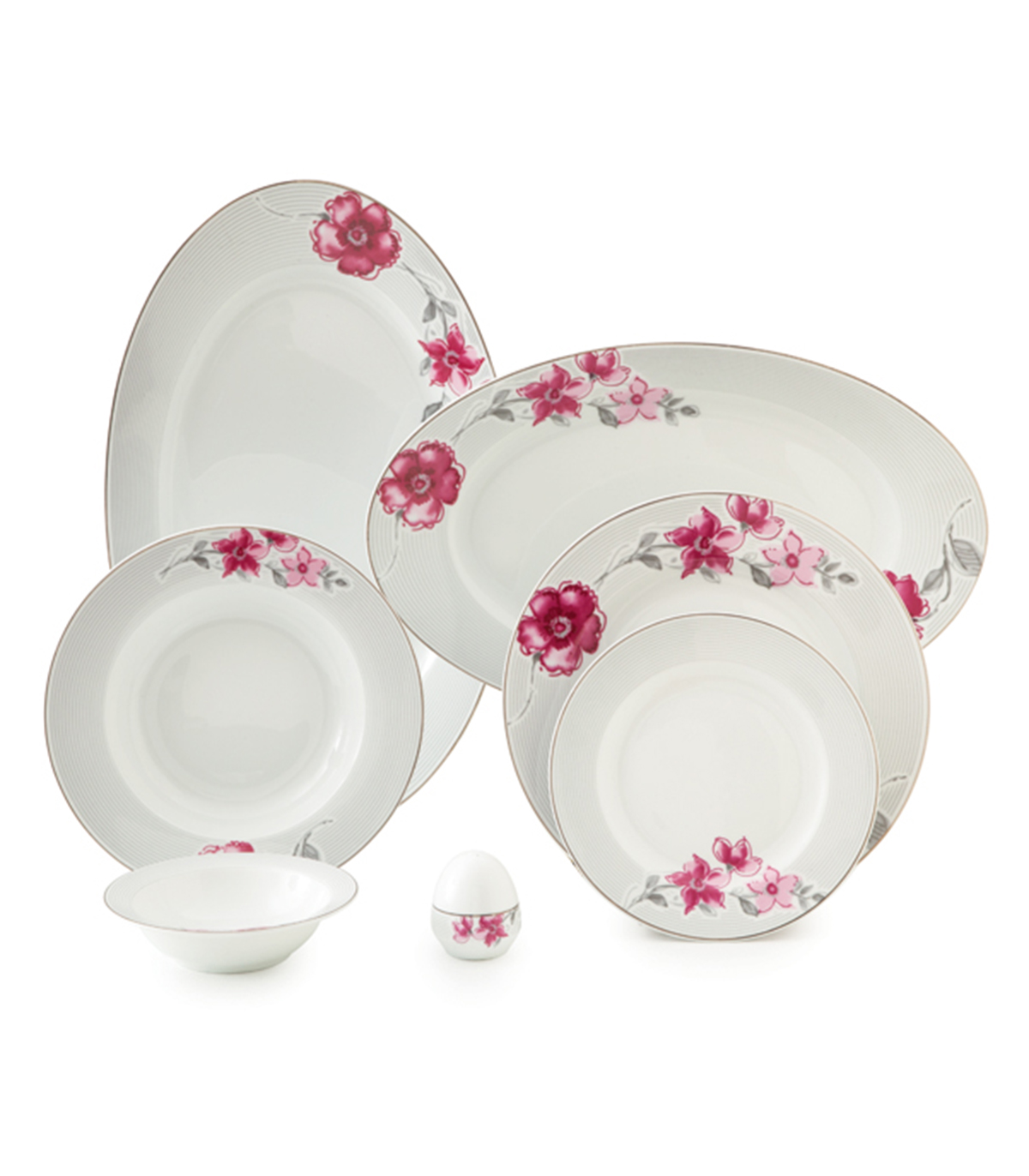 سرویس چینی 12 نفره مدل کردوبا سری ایتالیا اف