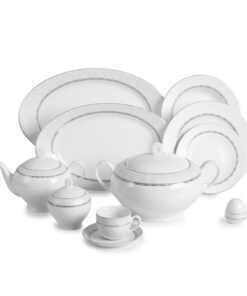 سرویس چینی 102 پارچ 12 نفره مدل هدیه پلاتینی سری ایتالیا اف