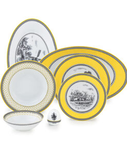 سرویس چینی 102 پارچ 12 نفره مدل ویلیج سری ایتالیا اف