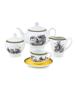 سرویس چینی 102 پارچ 12 نفره مدل ویلیج سری ایتالیا اف