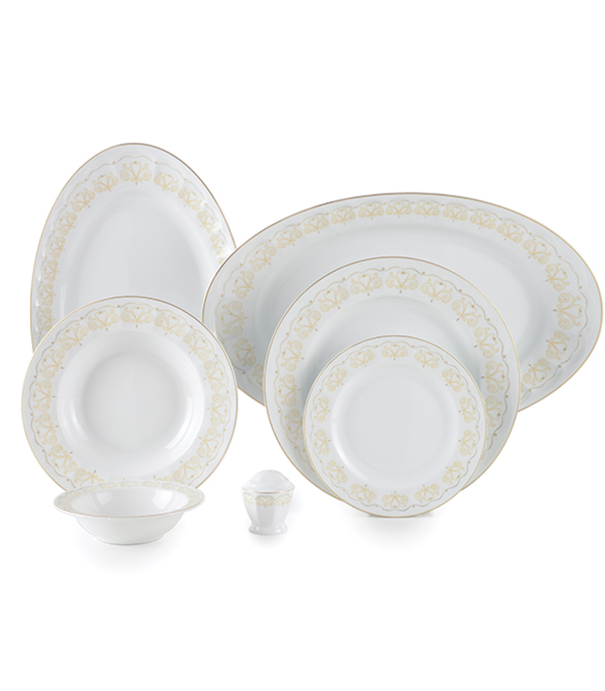 سرویس 6نفره 29 پارچ غذاخوری مدل هیلدا سری نئوکلاسیک