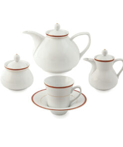 سرویس غذاخوری چینی 12نفره 108 پارچه مدل سپینود ارغوانی سری شهرزاد