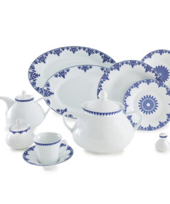 سرویس غذاخوری چینی 12نفره 108 پارچه مدل سمرقند سری شهرزاد