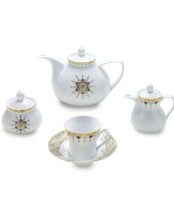 سرویس غذاخوری چینی 12نفره 108 پارچه مدل کلوپاترا سری شهرزاد