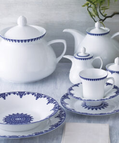 سرویس غذاخوری چینی 12نفره 108 پارچه مدل سمرقند سری شهرزاد