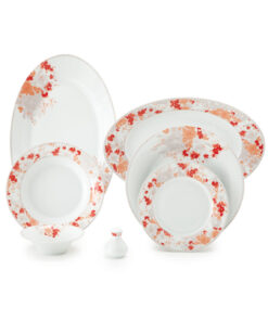 سرویس چینی غذاخوری زرین 6 نفره مدل ملانی سری شهرزاد