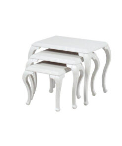 میز عسلی سه عددی چوبی مدل 0058