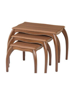 میز عسلی سه عددی نیولوکس چوبی مدل 0059