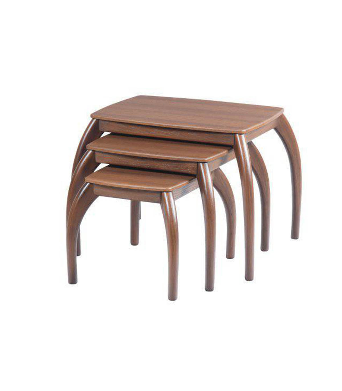 میز عسلی سه عددی نیولوکس چوبی مدل 0059