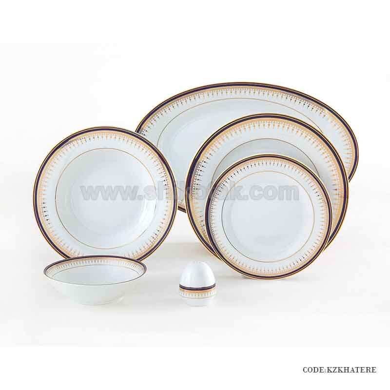 سرویس چینی ایرانی 6 نفره زرین طرح خاطره