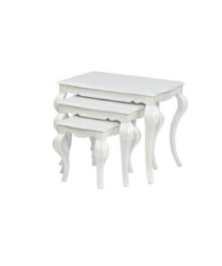 میز عسلی سه عددی چوبی نیولوکس مدل 0064