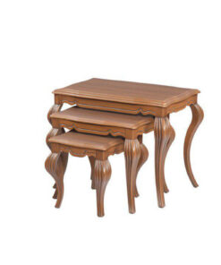 ست میز عسلی و میز وسط چوبی نیولوکس مدل 0064
