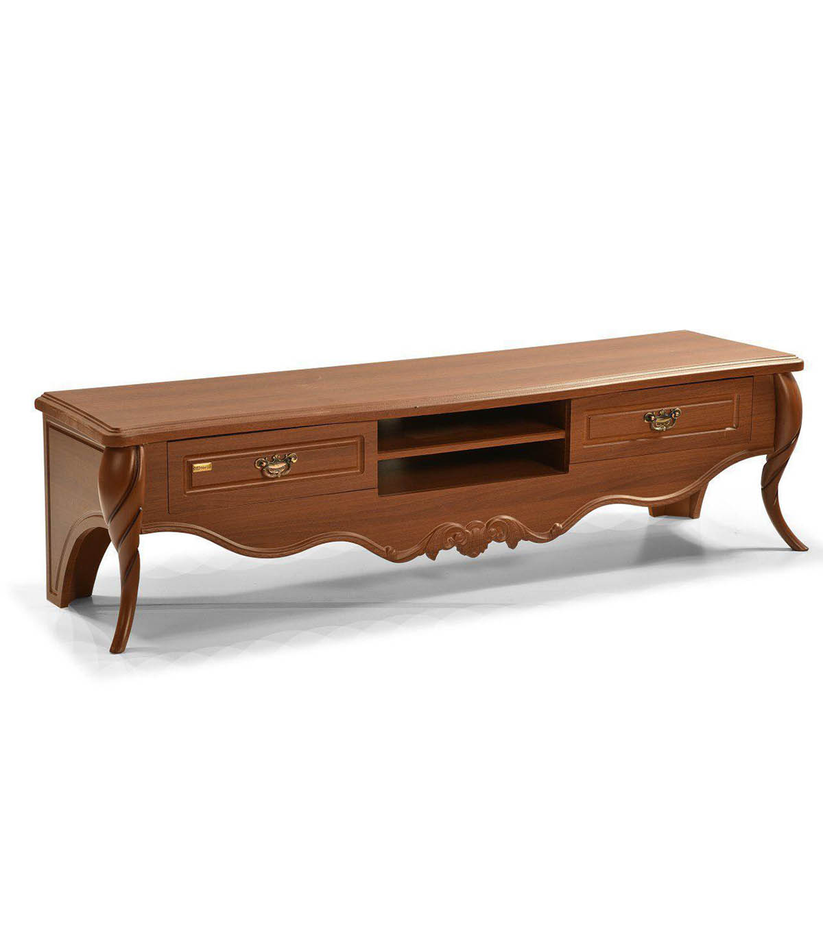 میز تلویزیون چوبی با پایه پلیمری مدرن مدل 0070