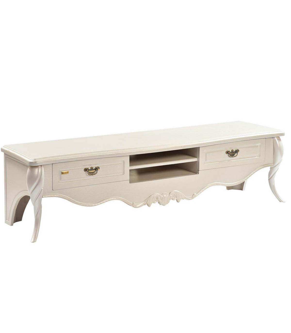 میز تلویزیون چوبی با پایه پلیمری مدرن مدل 0070