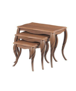 میز عسلی سه عددی پایه پلیمری مدل 0070