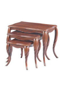 میز عسلی سه عددی پایه پلیمری مدل 0070