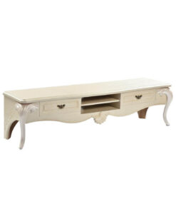 میز تلویزیون چوبی با پایه پلیری طرح کلاسیک مدل 0080