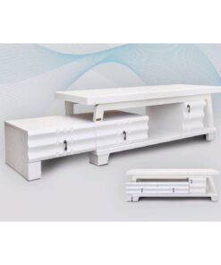 میز تلویزیون چوبی دو طبقه مدل 210