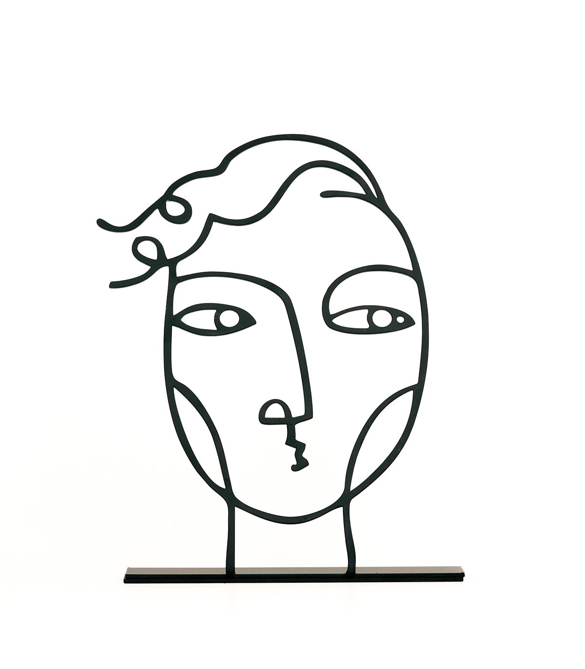 مجسمه مینیمال فلزی مدل آرت پسر کد 7091