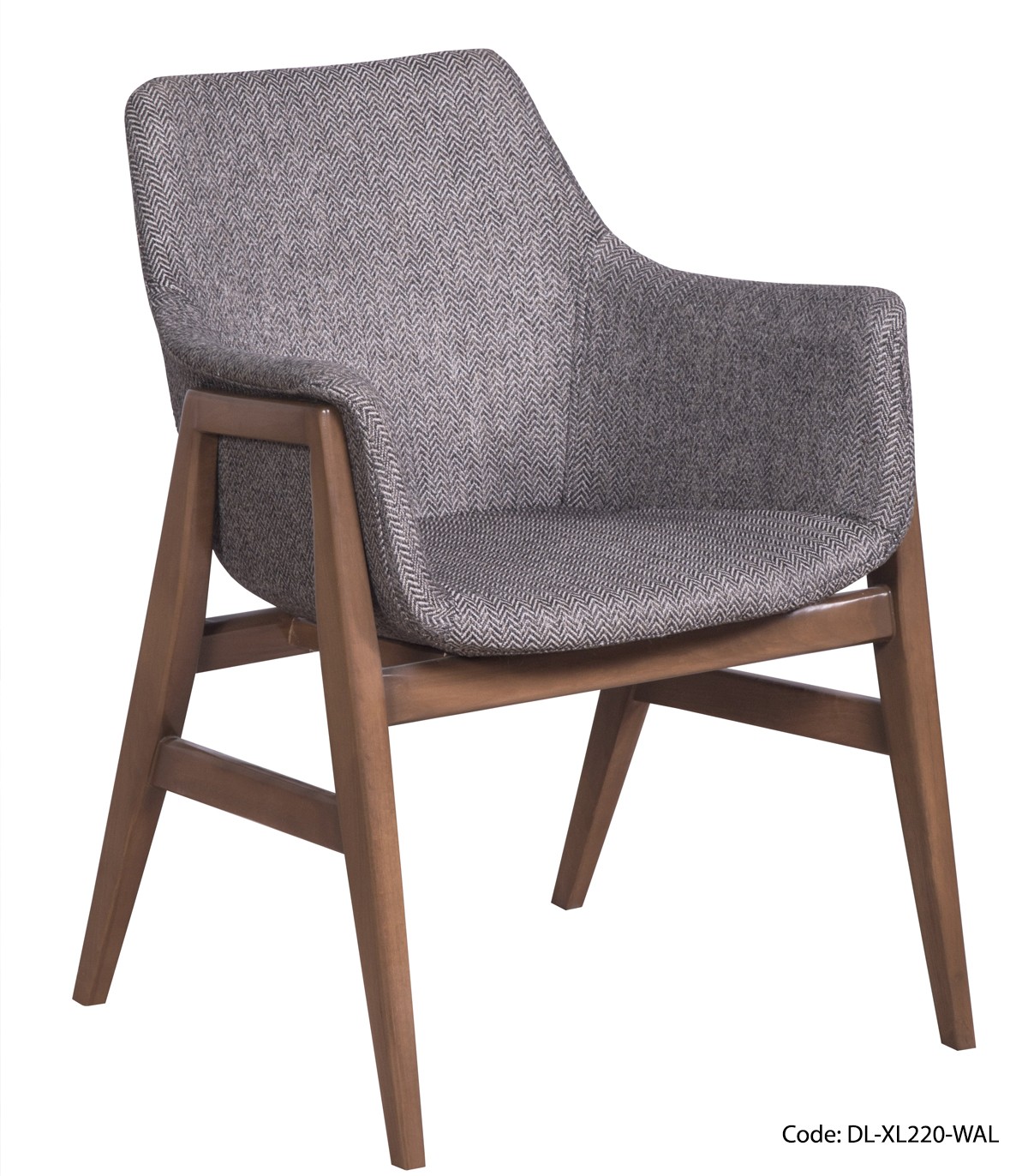 صندلی ناهار خوری دسته چوبی کد 254