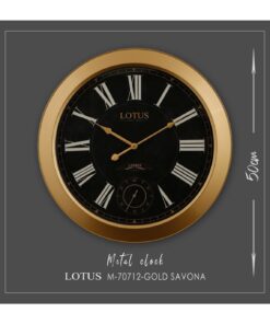 ساعت گرد فلزی مدل SAVONA