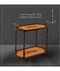 میز سرو چرخ دار لوتوس مدل 9913