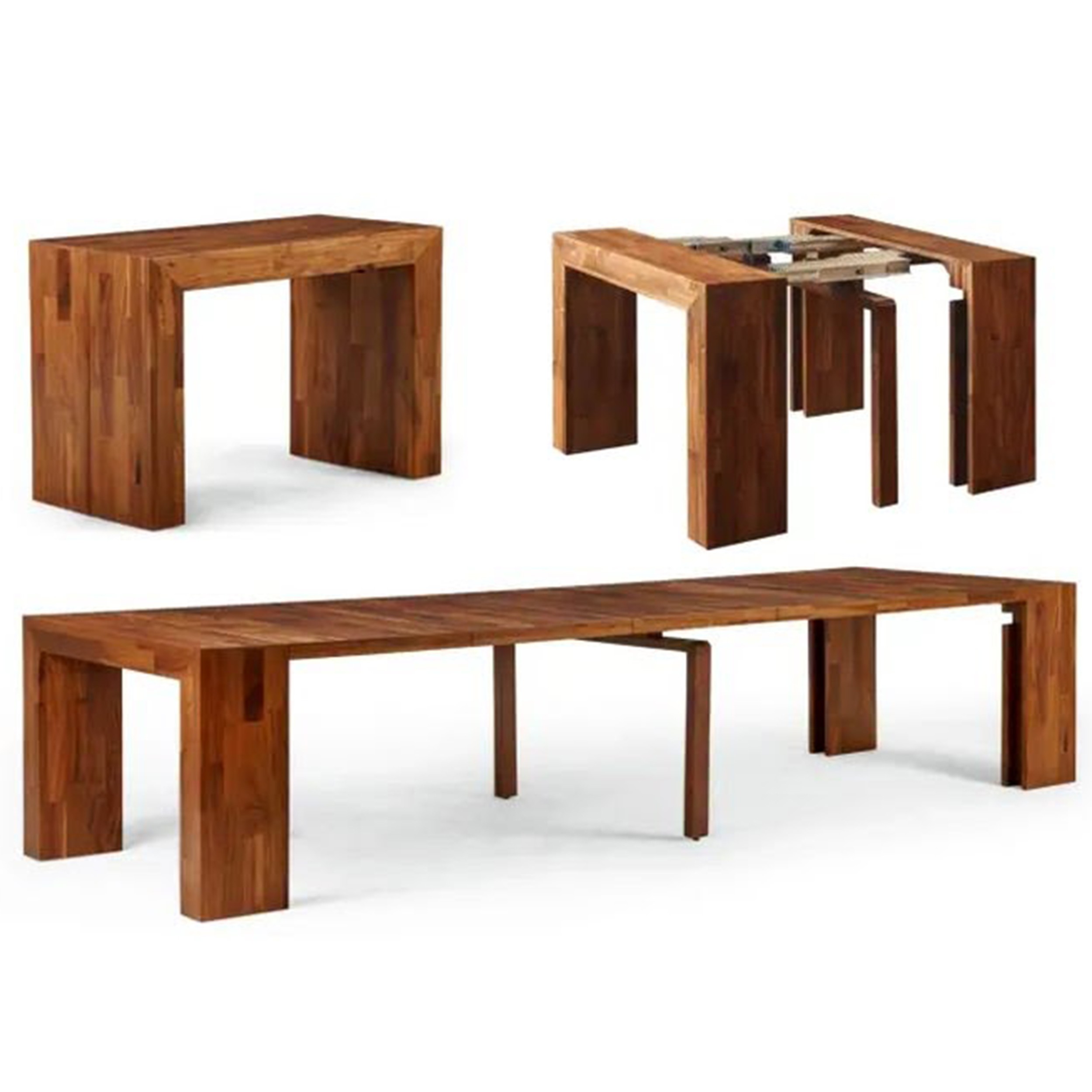 میز ناهارخوری 2 تا 10 نفره جمع شونده مدل جمعینو