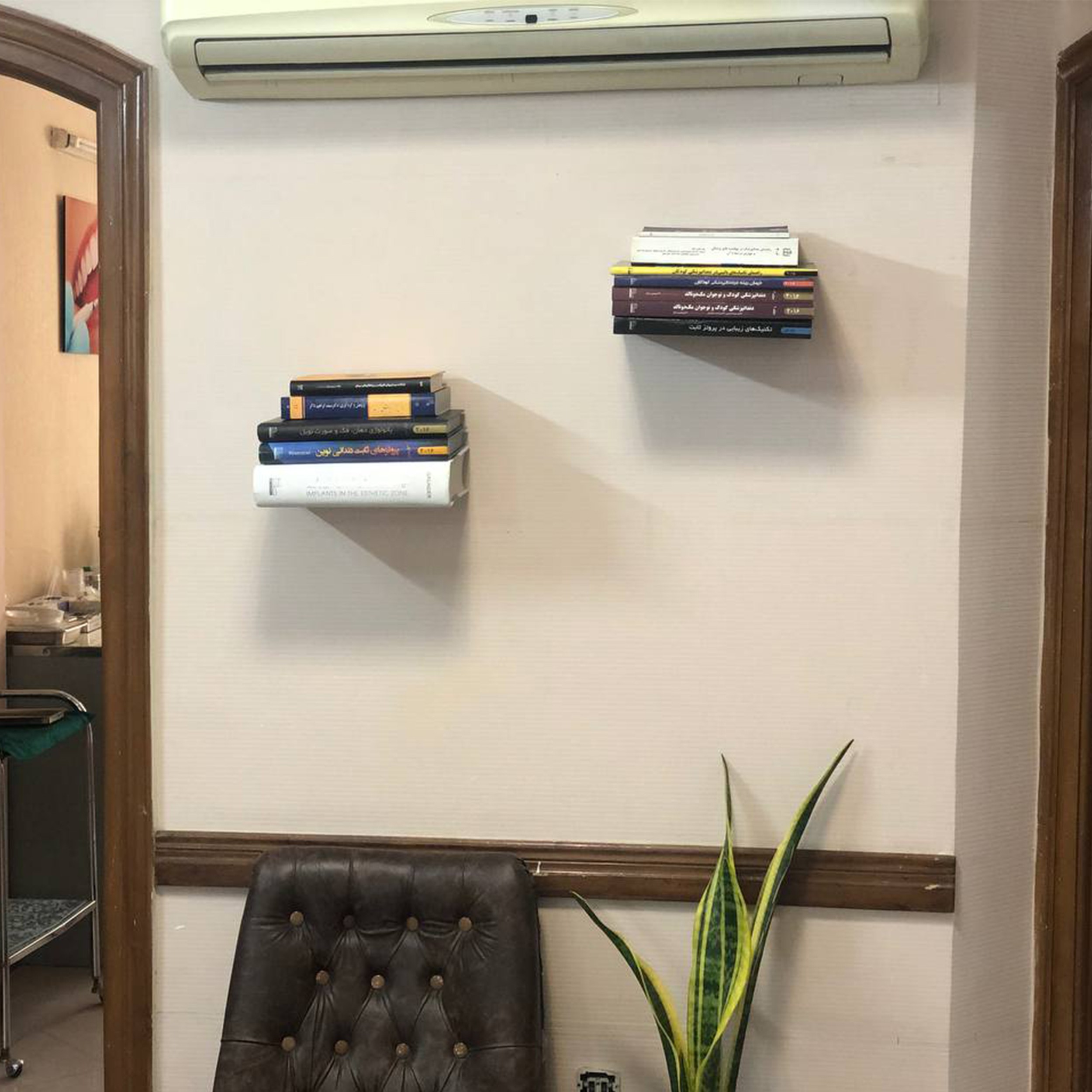 شلف دیواری فلزی (معلق) پک چهار تایی