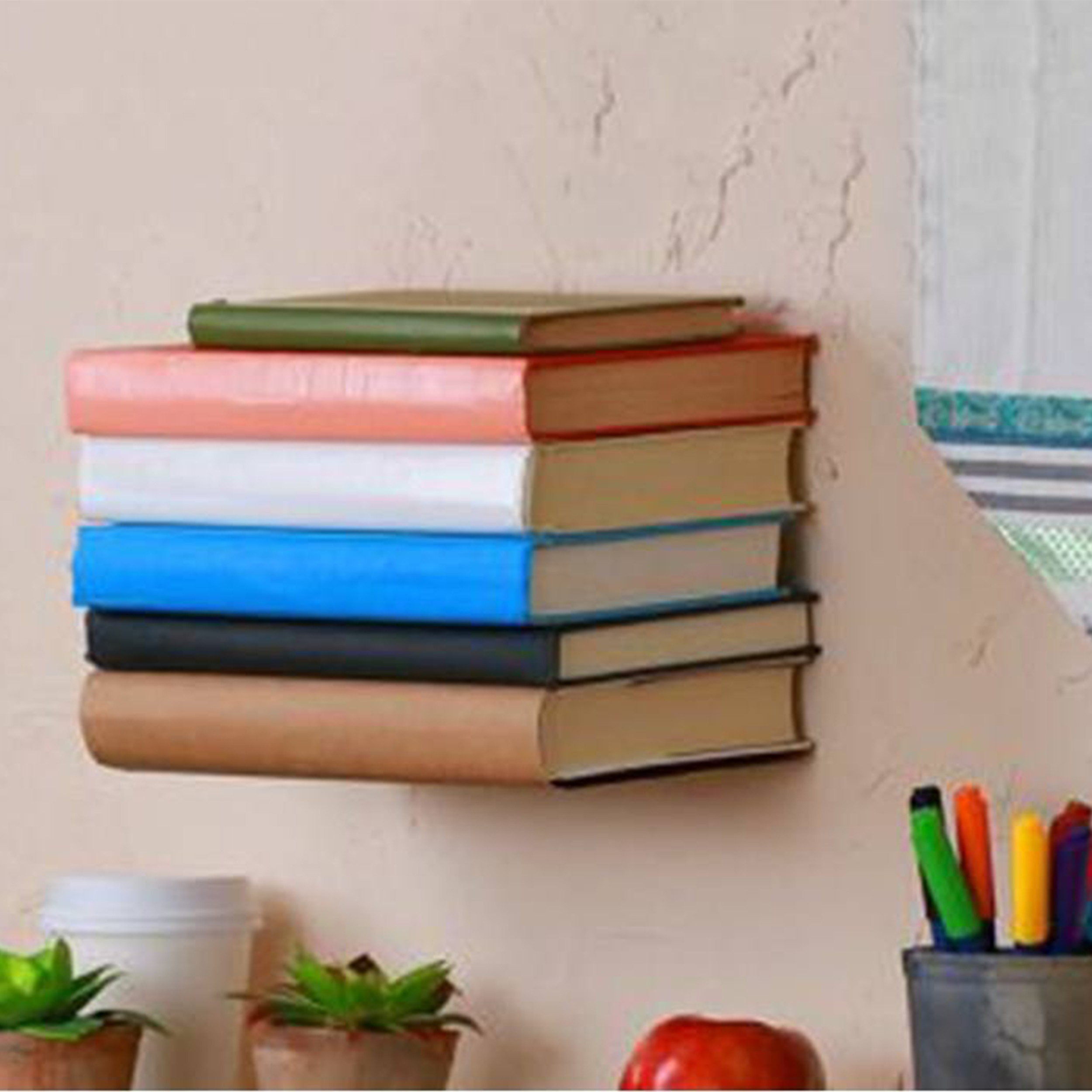 شلف دیواری فلزی (معلق) پک چهار تایی