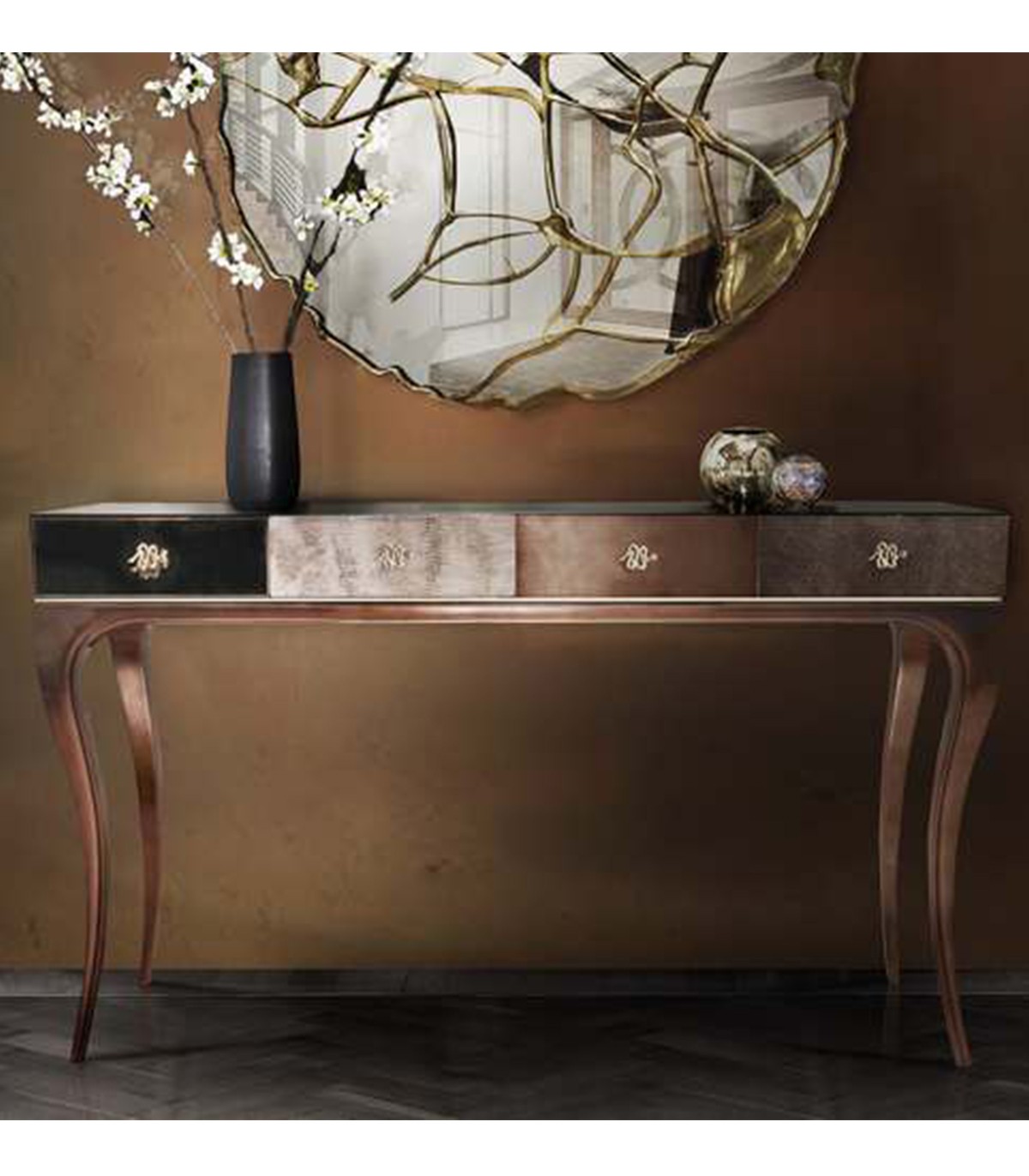 کنسول چهارکشو چوبی مدل ANET