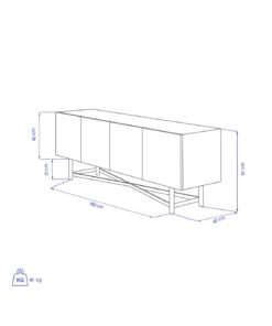 کنسول پایه فلزی CHILAN