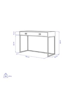 میز آرایش تک کشو مدرن مدل CHILAN