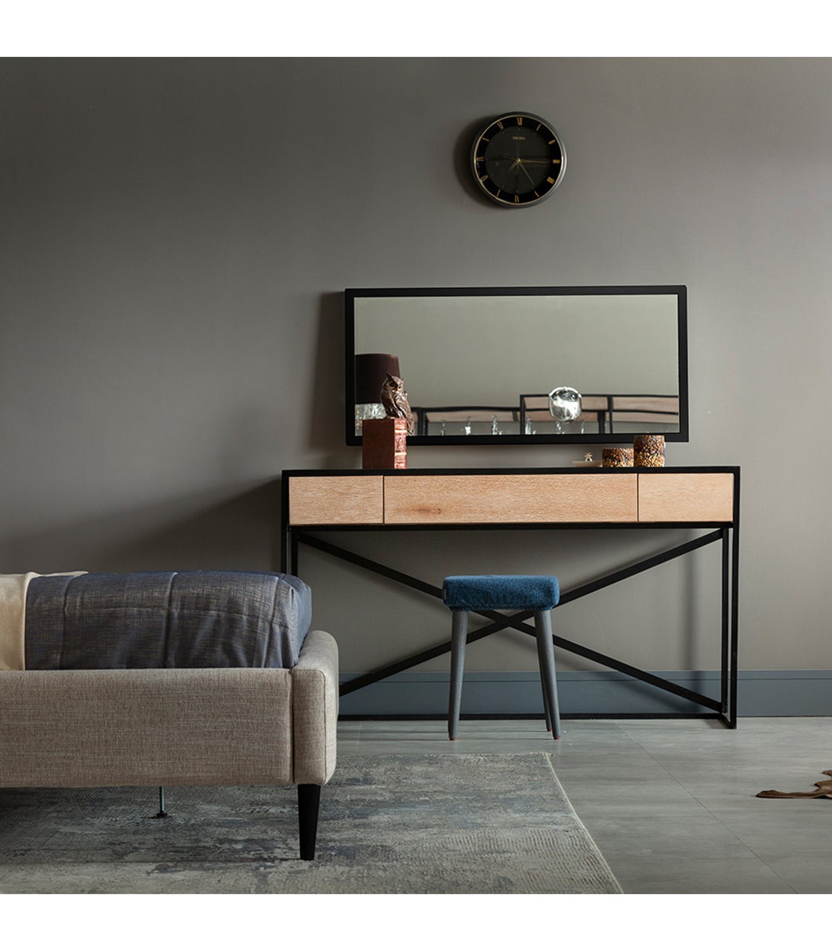 میز آرایش تک کشو مدرن مدل CHILAN