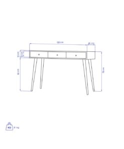میز آرایش چوبی تولیکا مدل KIA