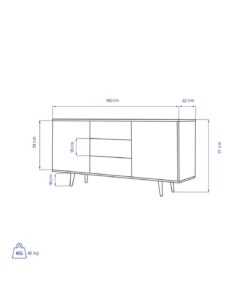 کنسول کشودار تولیکا مدل Kia