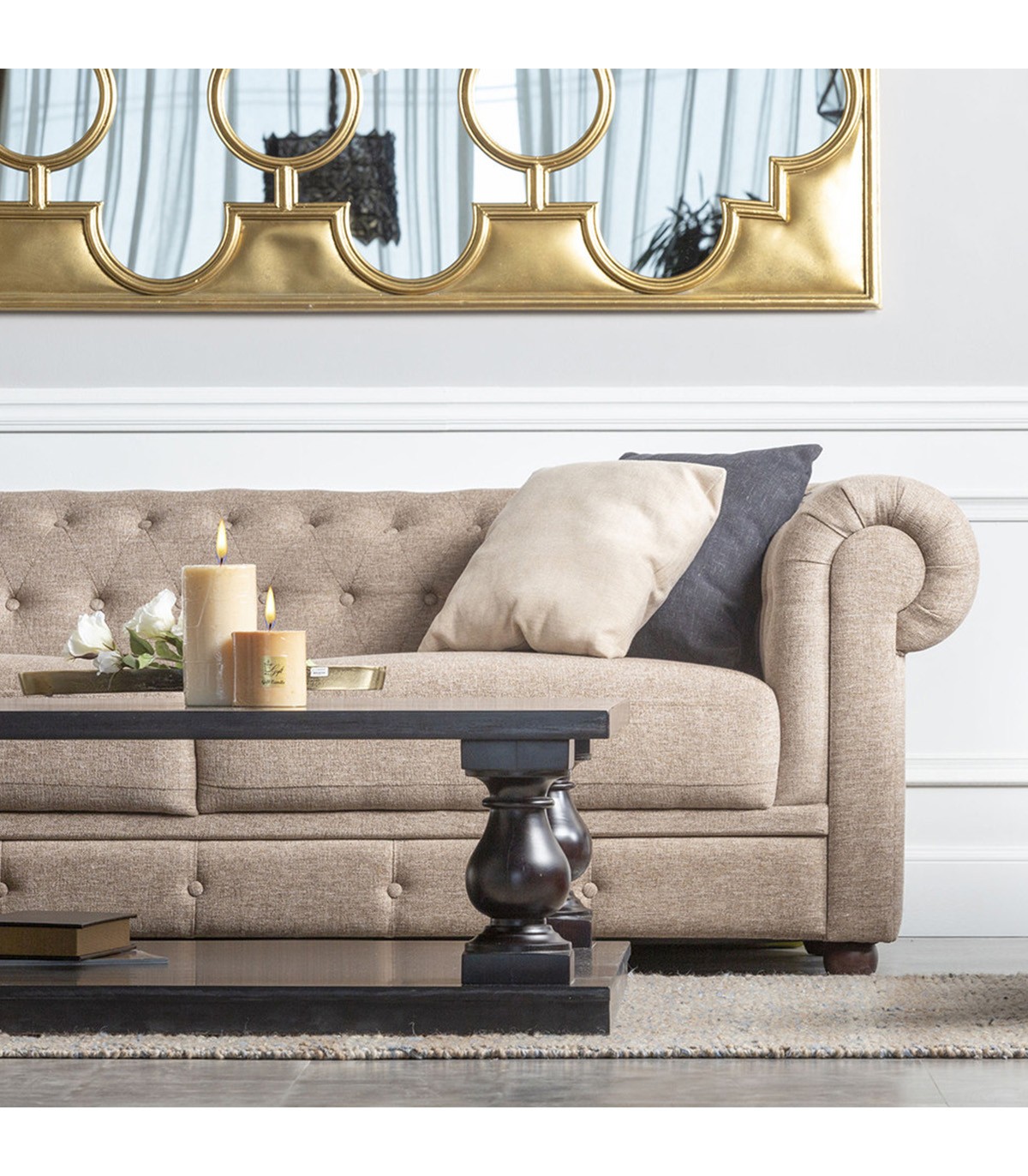 ست مبلمان 7 نفره طرح چستر مدل LARISA