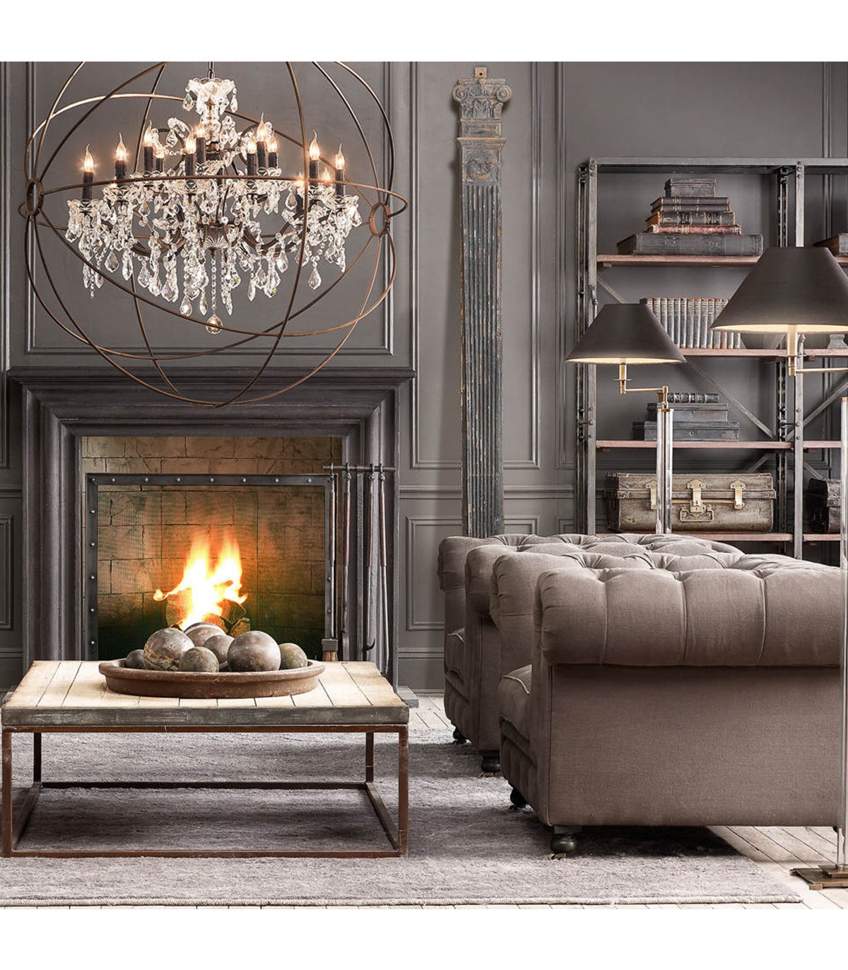 ست مبلمان 7 نفره طرح چستر مدل LARISA