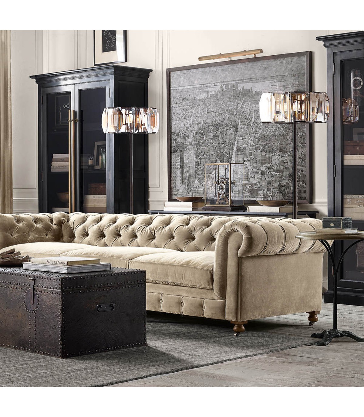 ست مبلمان 7 نفره طرح چستر مدل LARISA