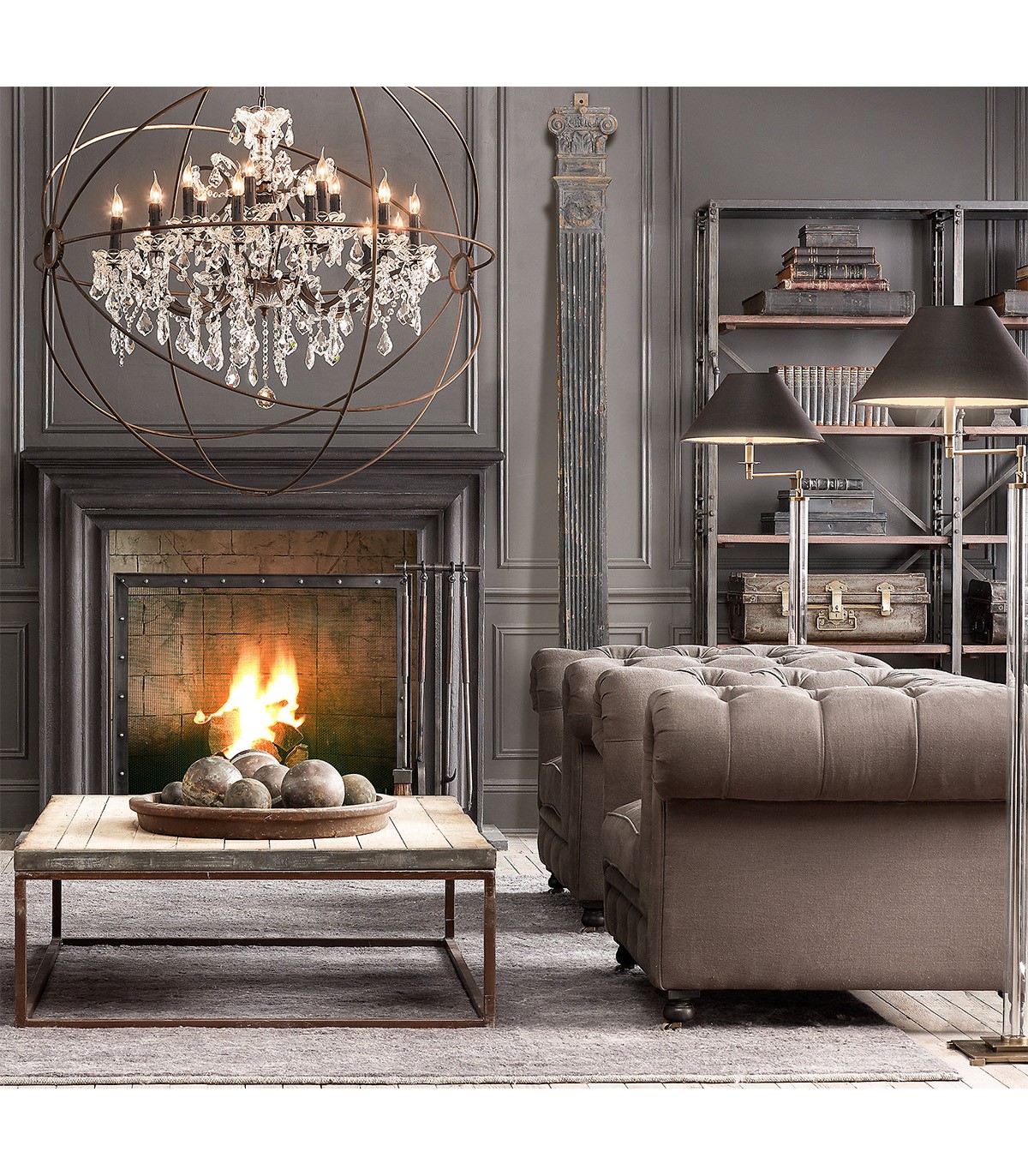 ست مبلمان 7 نفره طرح چستر مدل LARISA