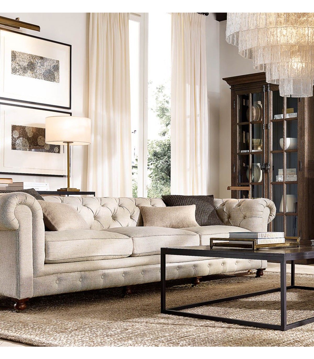 ست مبلمان 7 نفره طرح چستر مدل LARISA