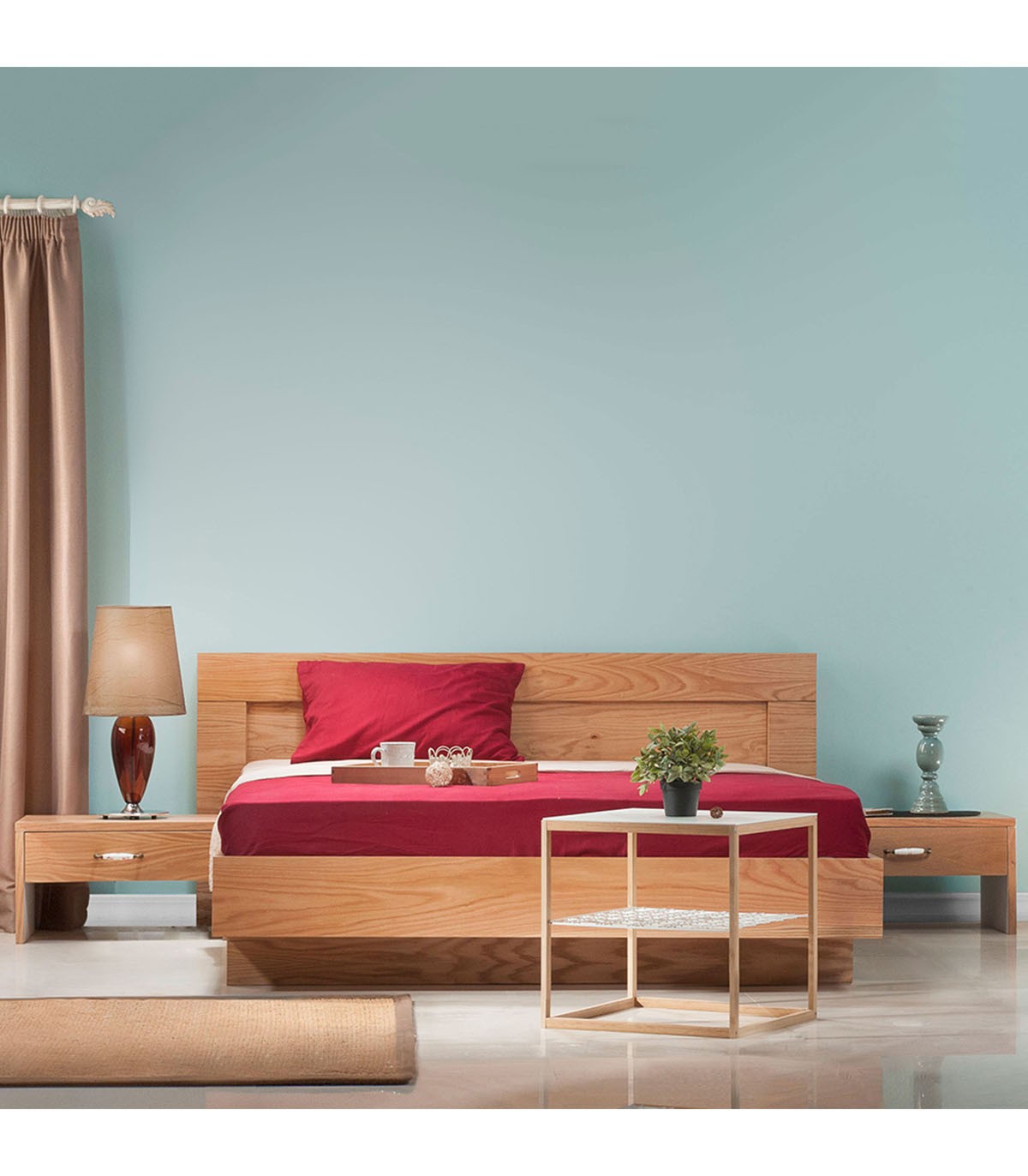 تخت دو نفره مدرن تولیکا مدل LANA