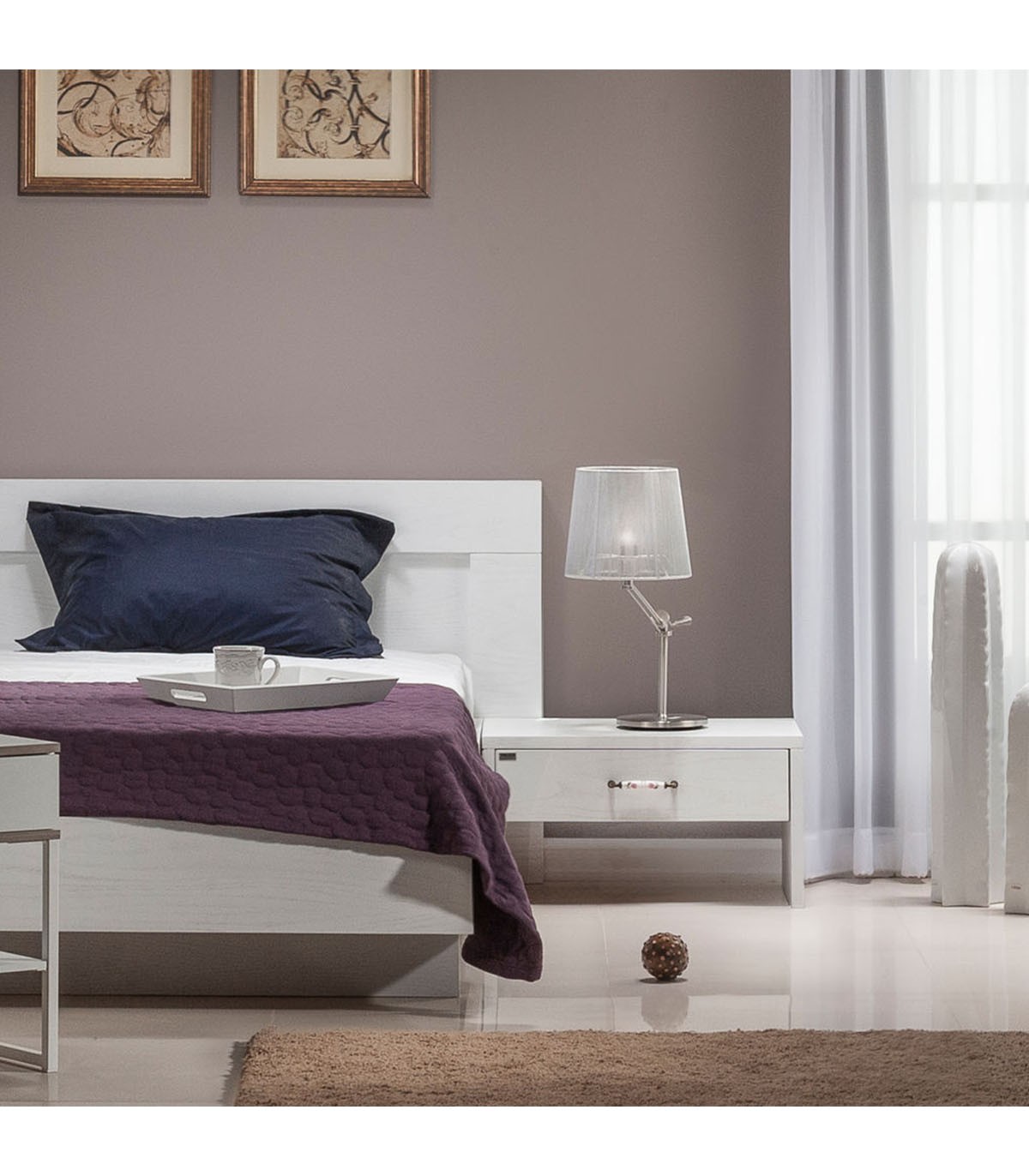 تخت دو نفره مدرن تولیکا مدل LANA