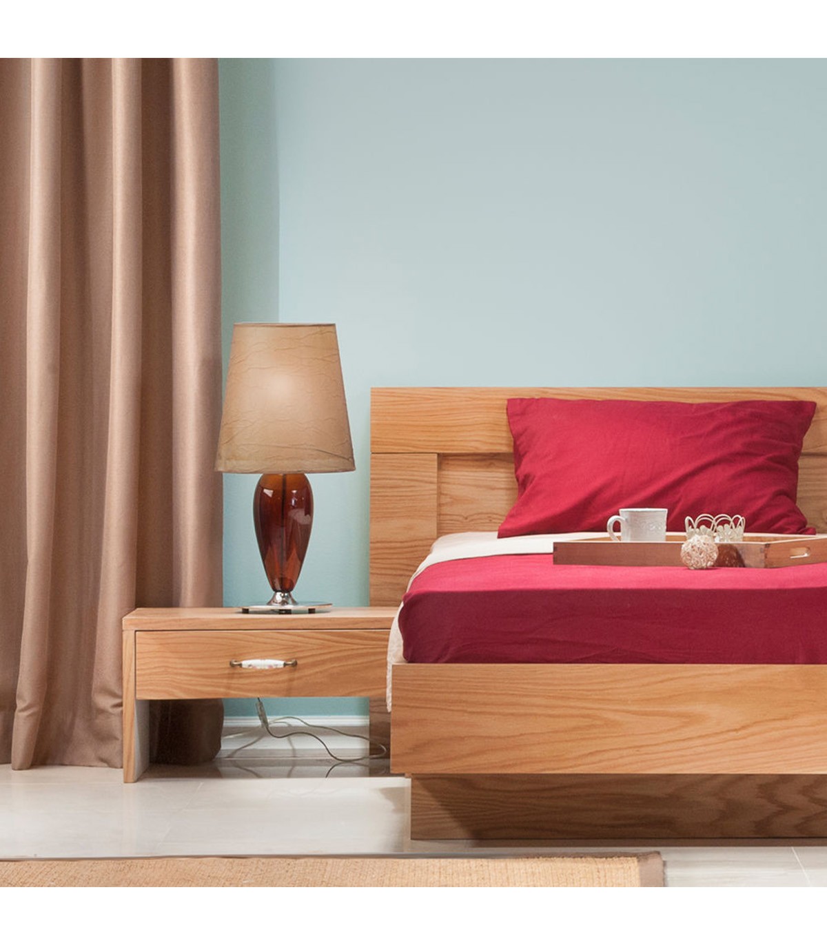 تخت دو نفره مدرن تولیکا مدل LANA