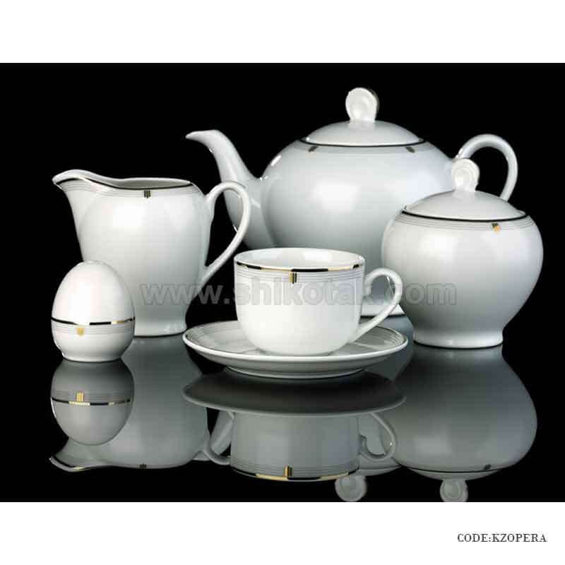 سرویس غذاخوری 6 نفره زرین طرح اپرا