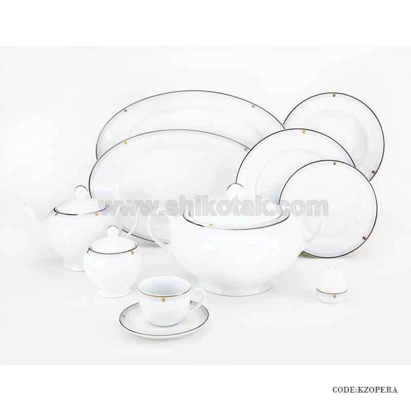 سرویس غذاخوری 6 نفره زرین طرح اپرا